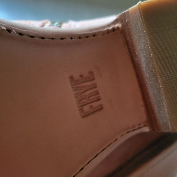 🌟 AUTHENTIC ✨️ NEW Frye Suede Billy Short Boots Dusty Rose Pink 👢 Size 10 - Picture 13 of 16